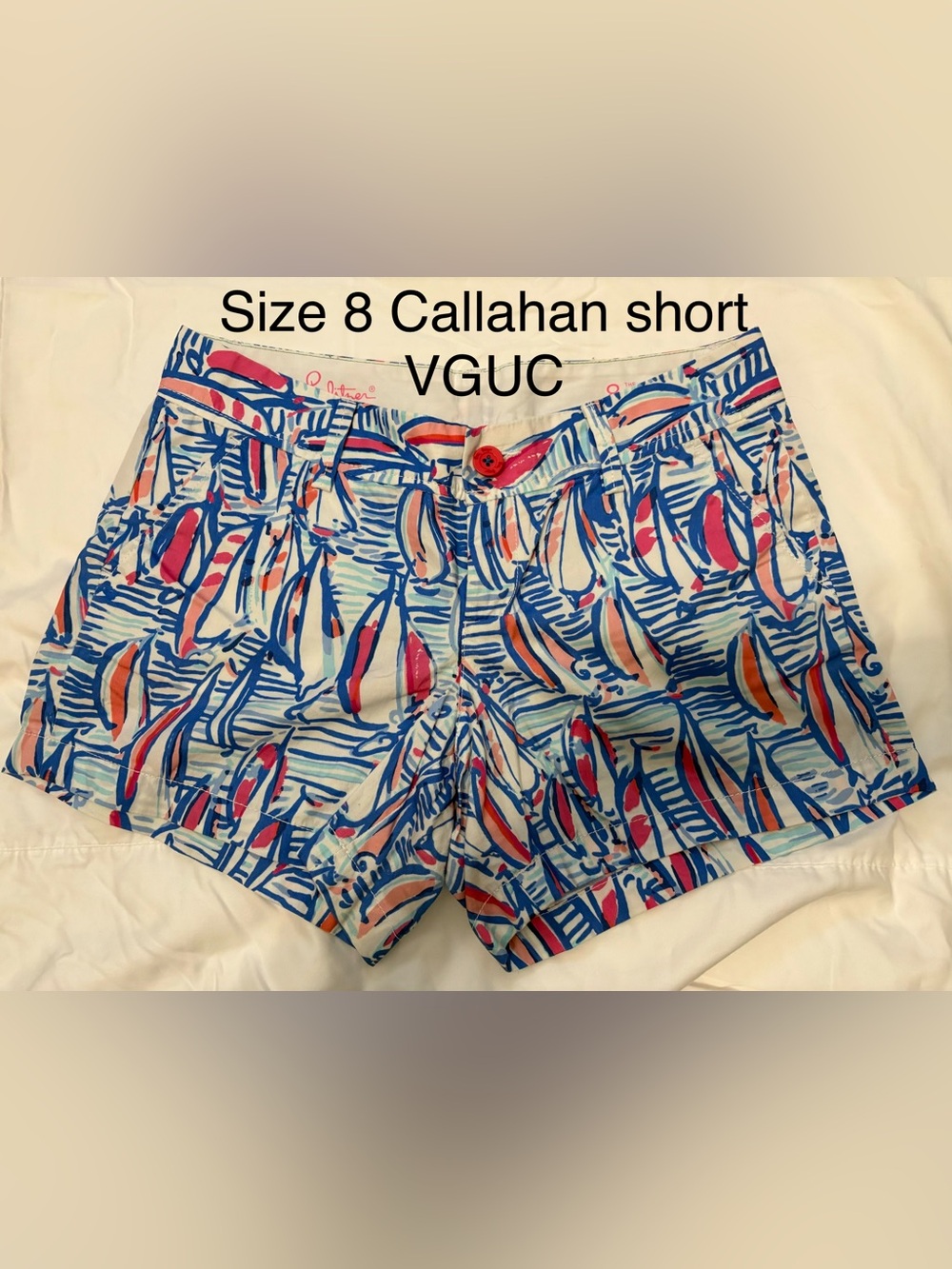 Lilly Pulitzer Multicolor Sailboat Print Callahan Shorts